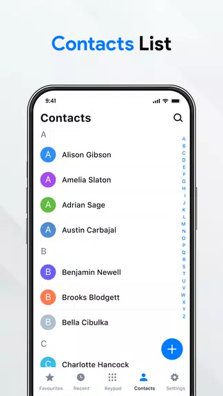 Contacts & Phone Call Screenshot 4 