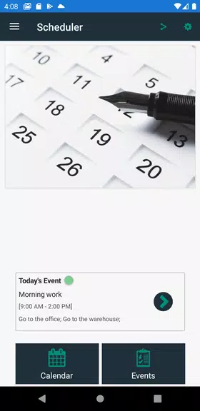 Schedule planner: calendar Screenshot 1