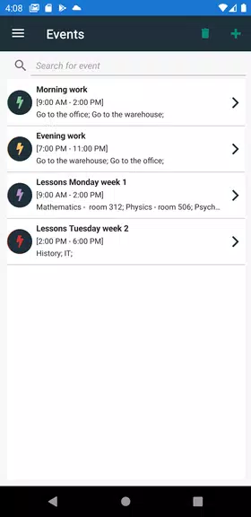 Schedule planner: calendar Screenshot 4