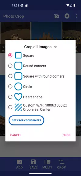 Multiple Photo Crop Screenshot 2