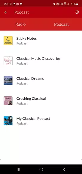 Radio Classic FM Screenshot 2