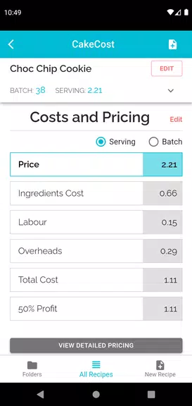 CakeCost Screenshot 4 