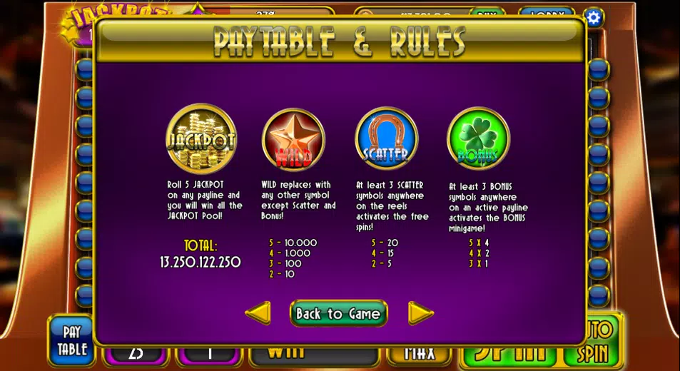 Golden Treasure Slots Screenshot 2 