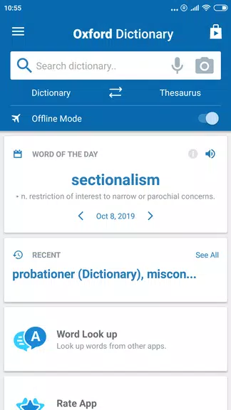 Oxford English Dict.&Thesaurus Screenshot 3