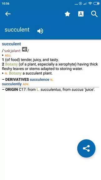 Oxford English Dict.&Thesaurus Screenshot 1