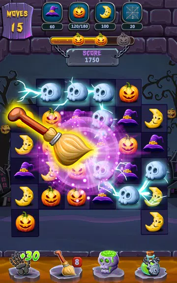 Witch Connect - Halloween game Screenshot 3 