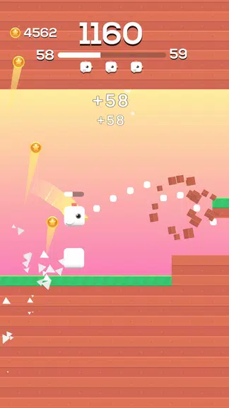 Square Bird - Flappy Chicken Screenshot 3