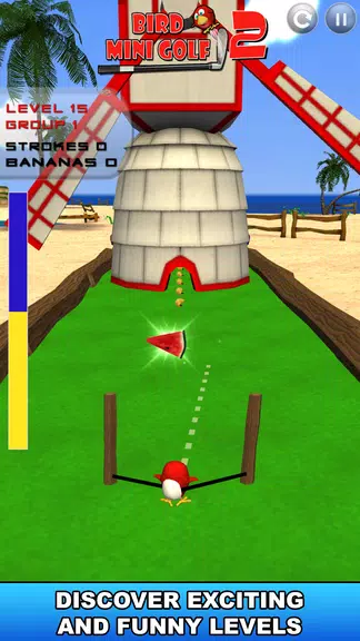 Bird Mini Golf 2 – Beach Fun Screenshot 2