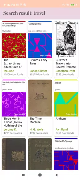 Gutenberg eBooks Browser Screenshot 3