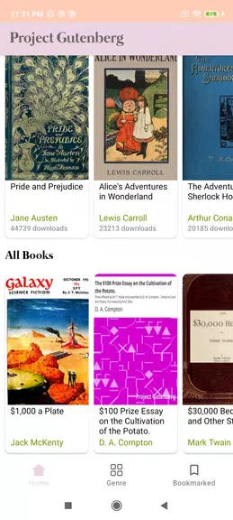 Gutenberg eBooks Browser Screenshot 2