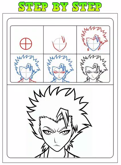 How To Draw Cartoon Anime Screenshot 2 