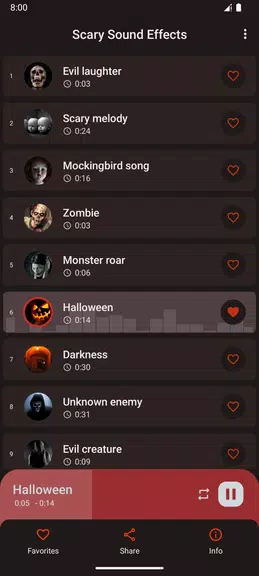 Scary sound effects Screenshot 1