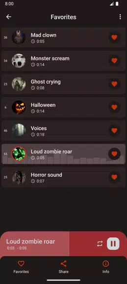 Scary sound effects Screenshot 3