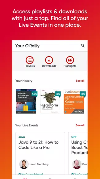 O'Reilly Screenshot 1 