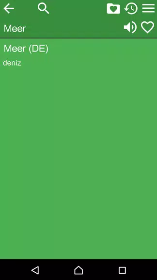 German Turkish Dictionary Screenshot 2