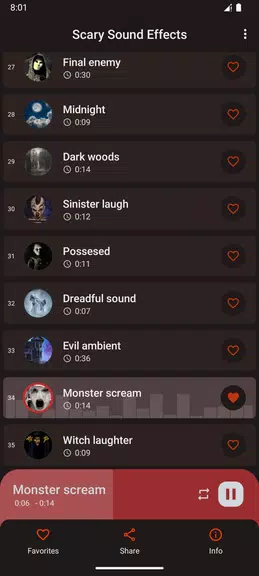 Scary sound effects Screenshot 4