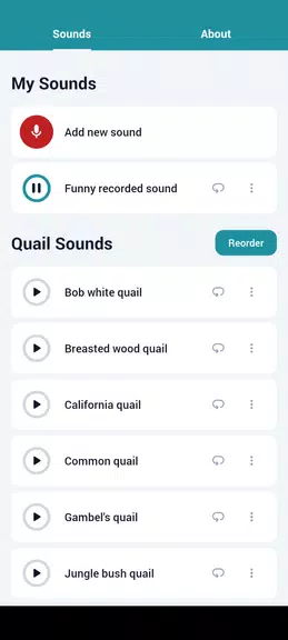 Quail Sounds Screenshot 1 