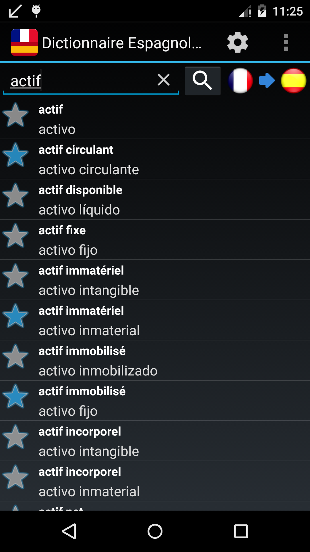 Spanish French Dictionary Screenshot 4