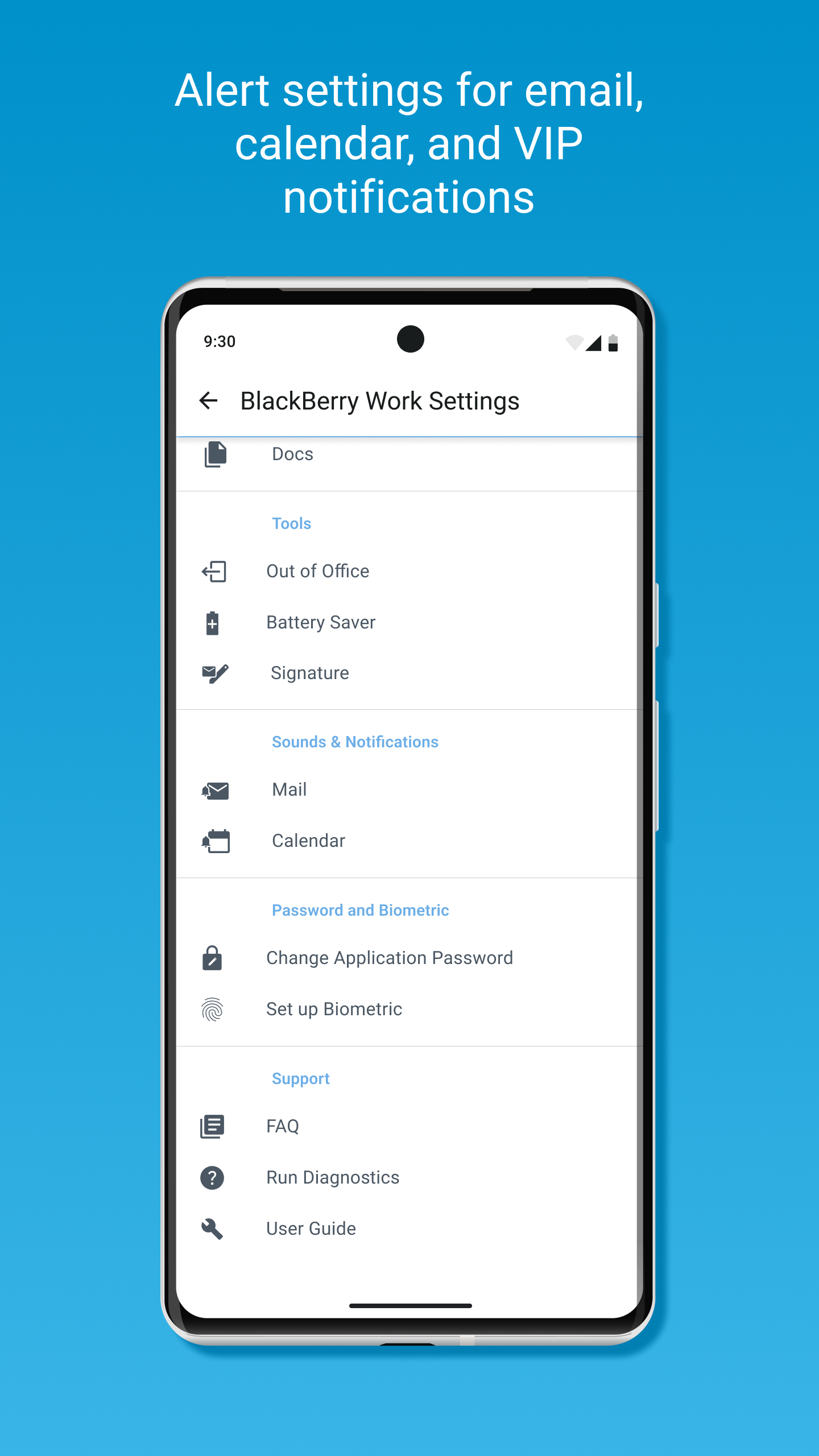 BlackBerry Work Screenshot 8