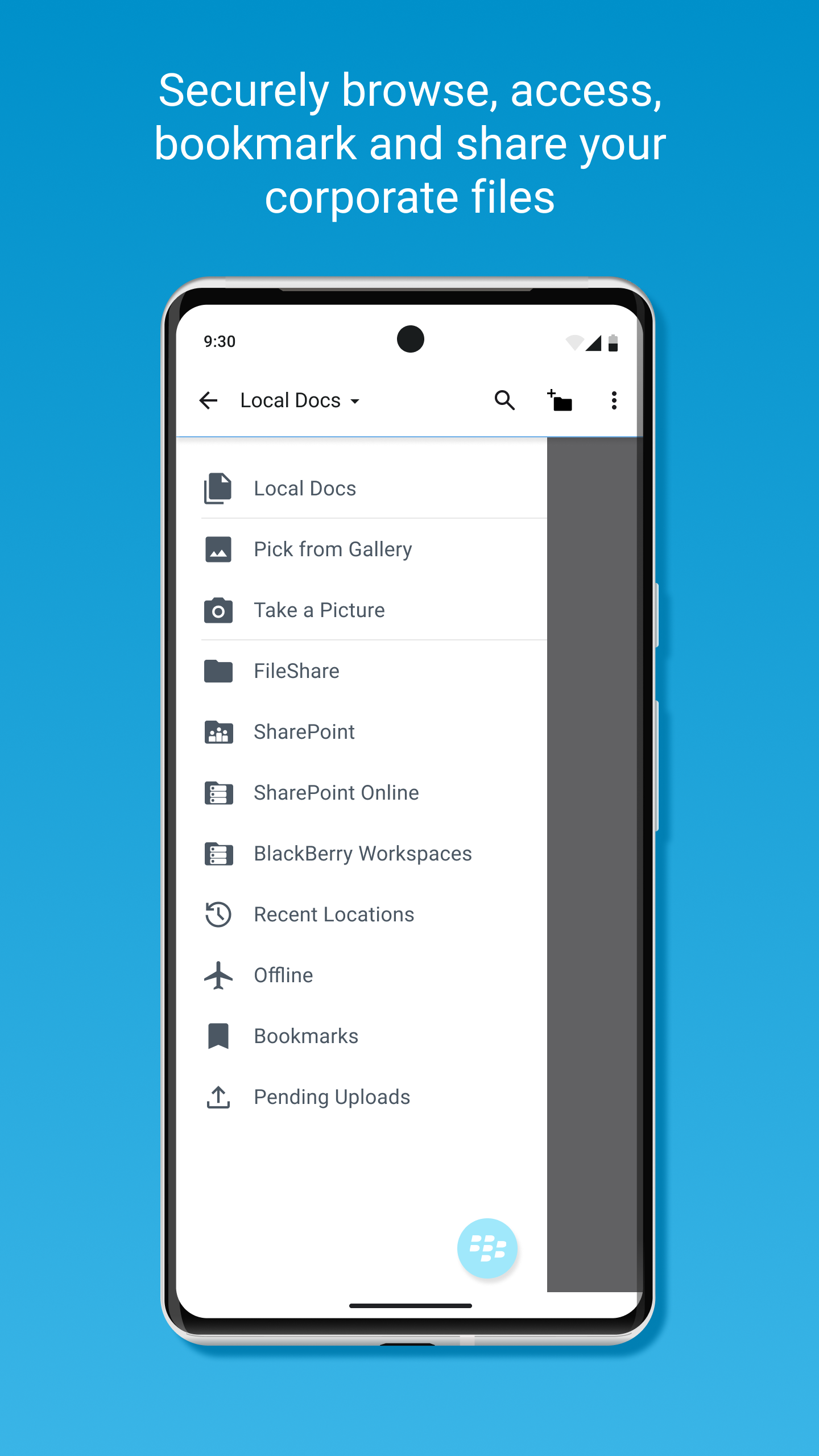 BlackBerry Work Screenshot 7