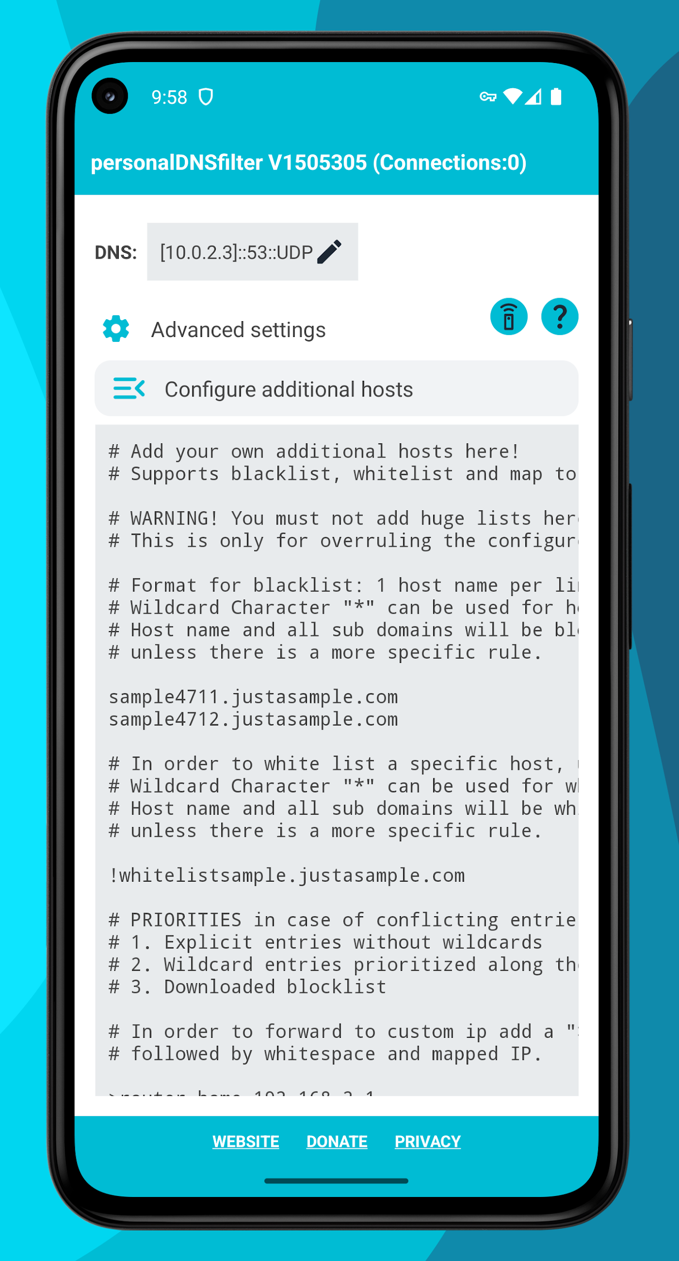 personalDNSfilter Screenshot 5