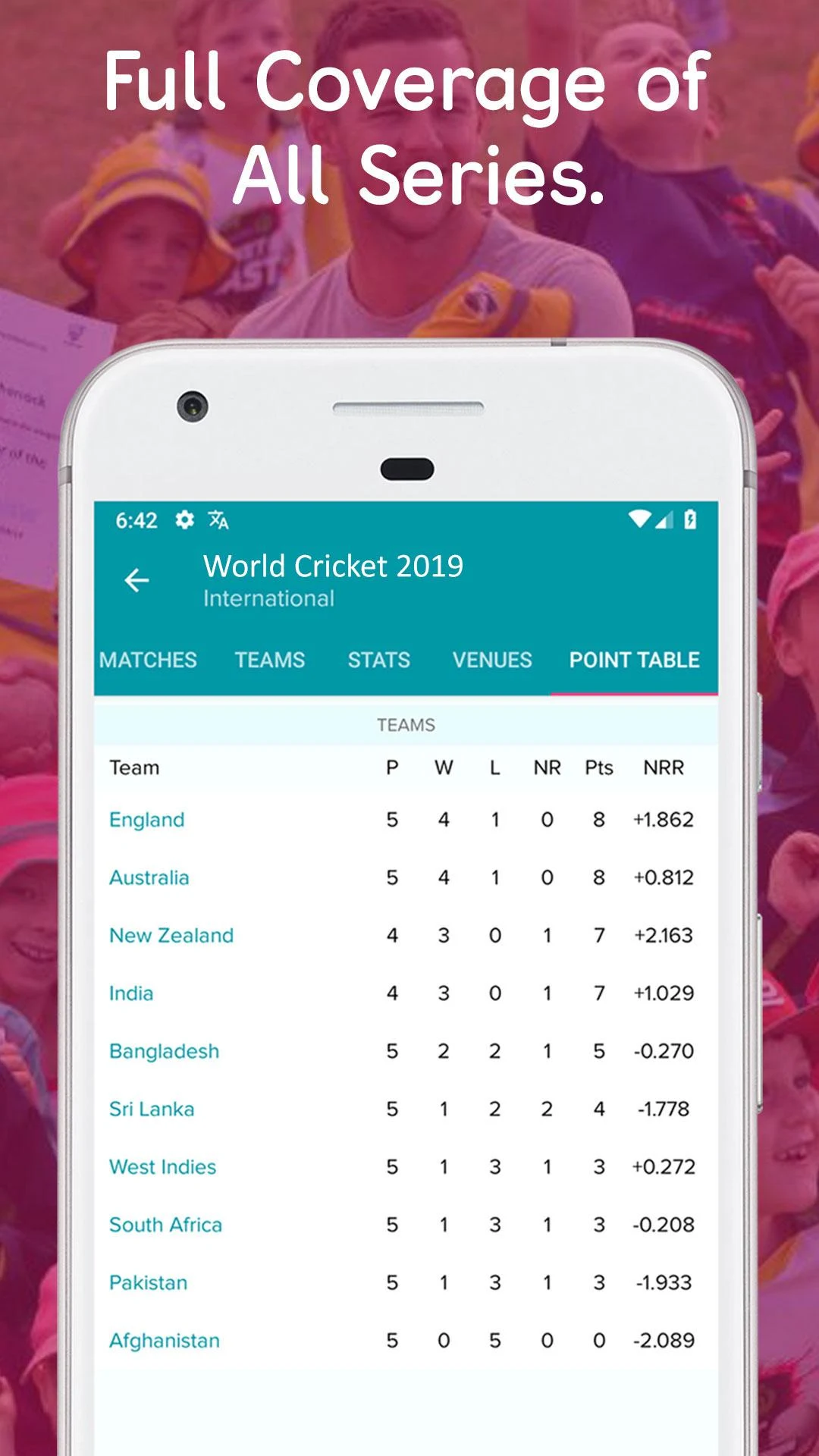 Live Cricket Score Screenshot 4 
