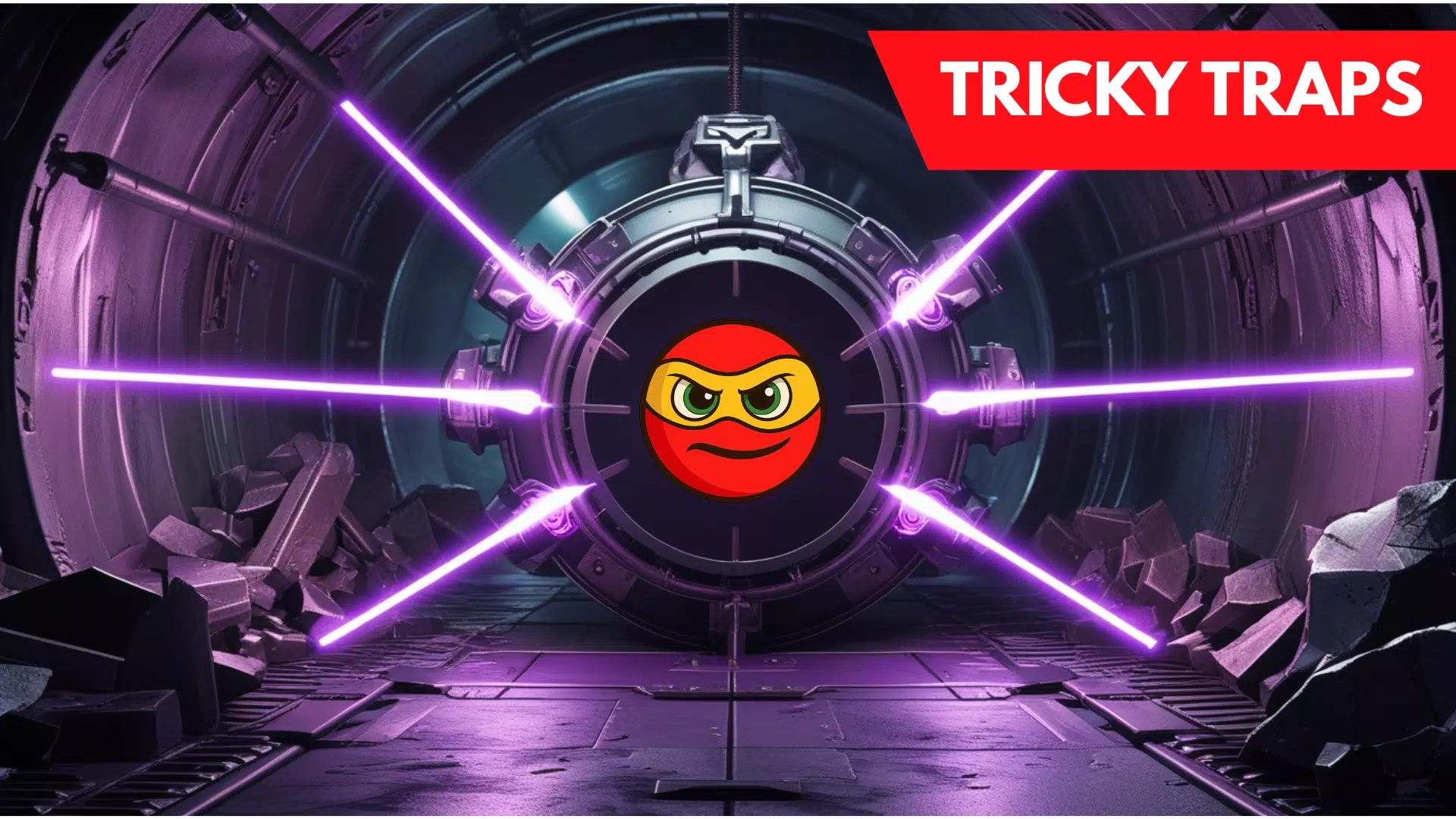Red Hero Bounce: Level 4 Screenshot 7
