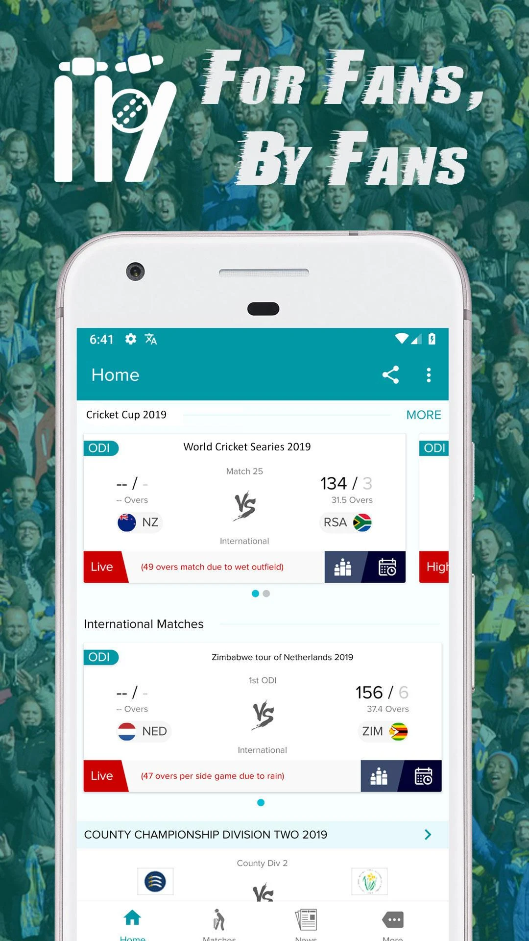 Live Cricket Score Screenshot 1 