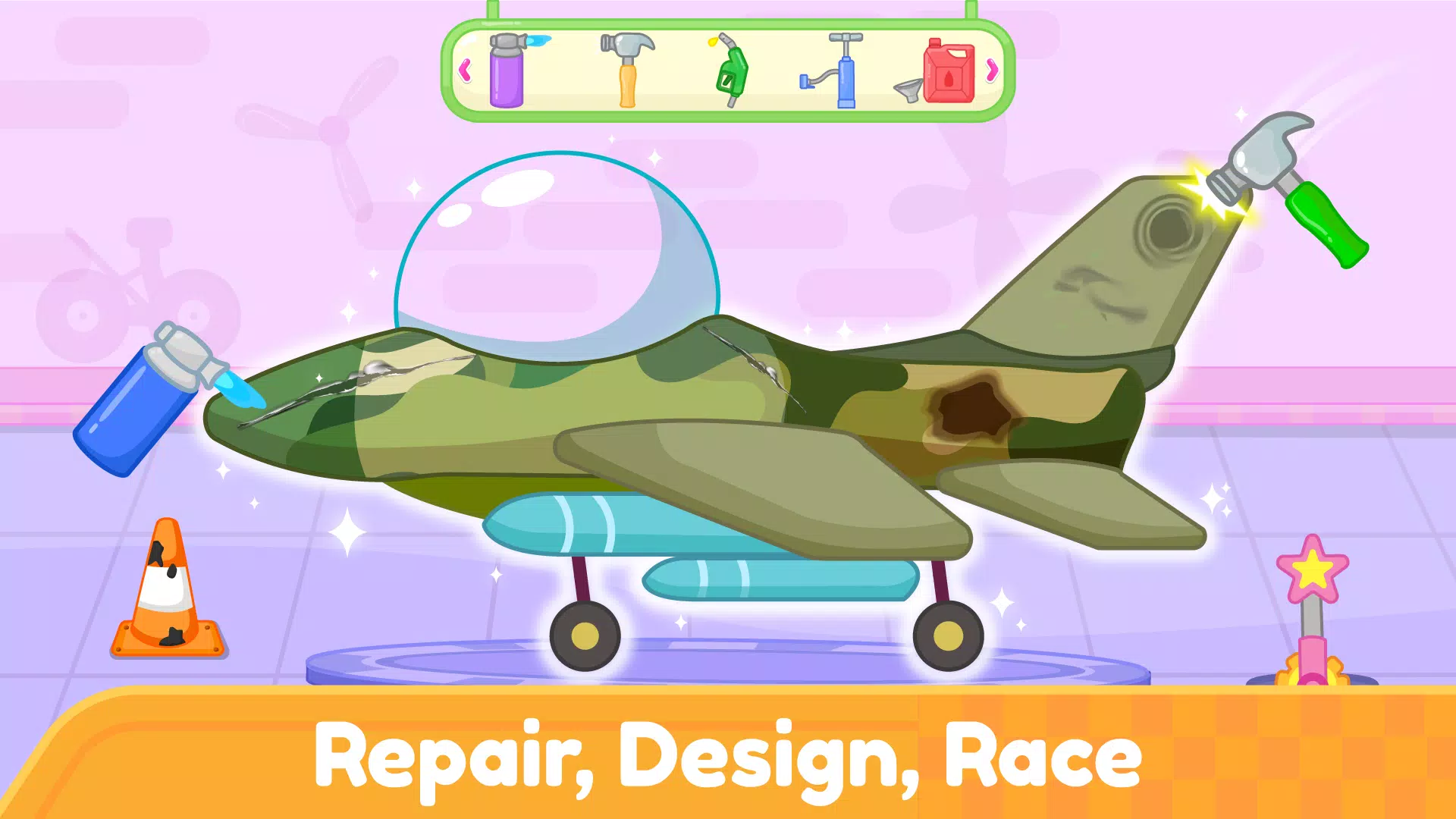 Airplane Games for Kids Racing Screenshot 7 