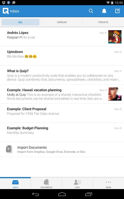 Quip Screenshot 5 