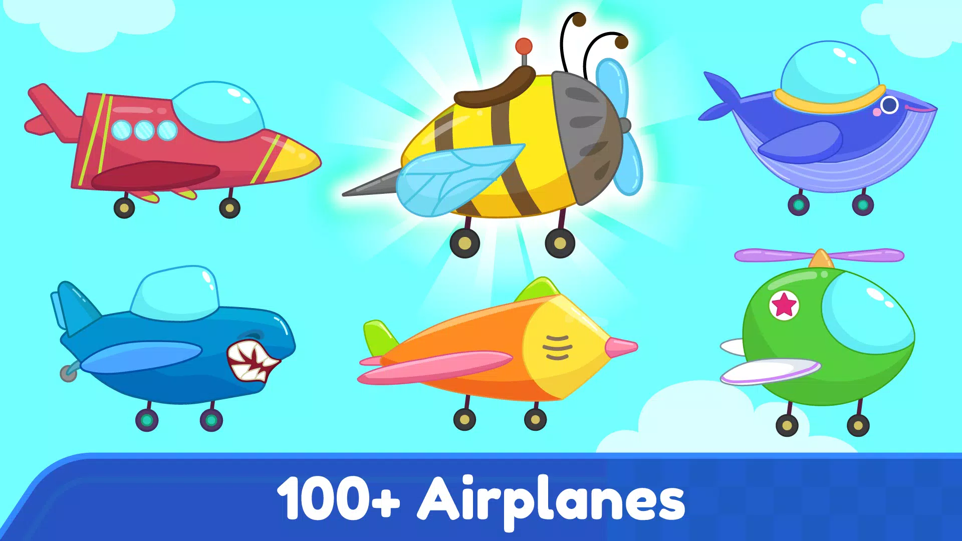 Airplane Games for Kids Racing Screenshot 8 