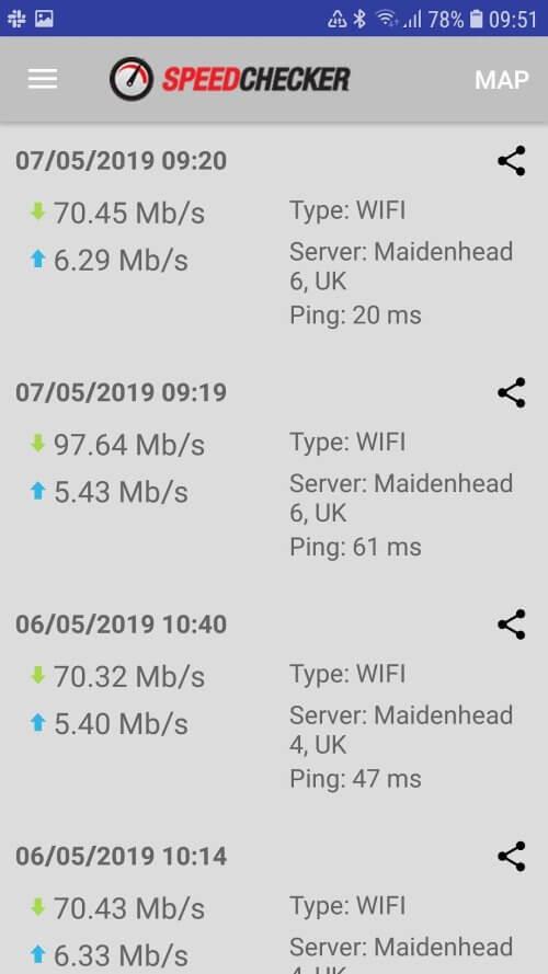 SpeedChecker Screenshot 2