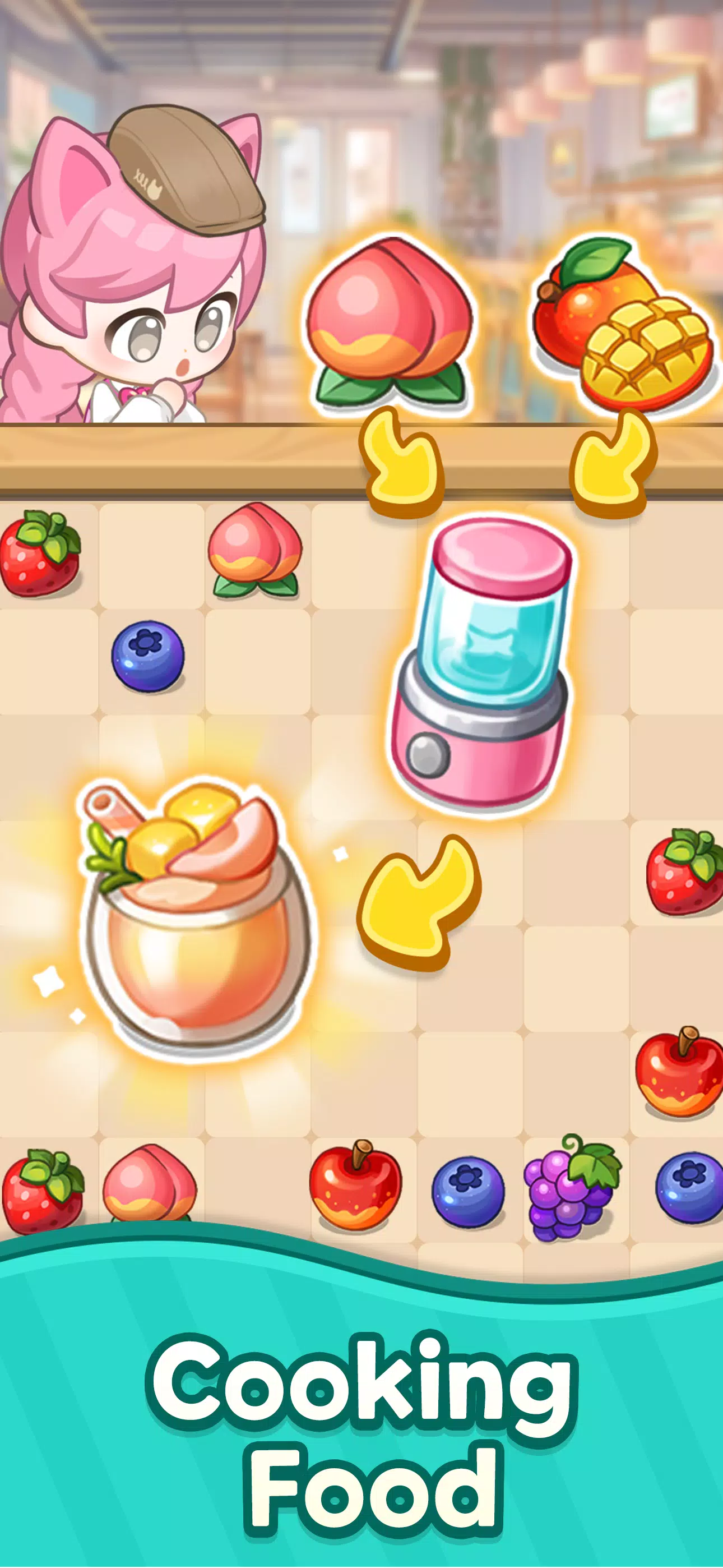 Merge Cat Cafe Screenshot 2