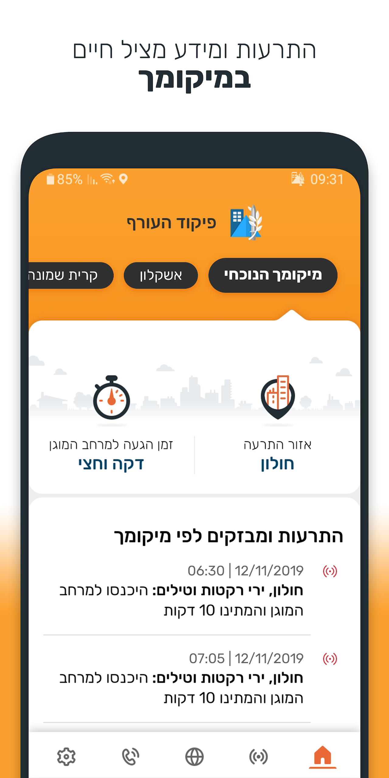 Home Front Command Screenshot 1
