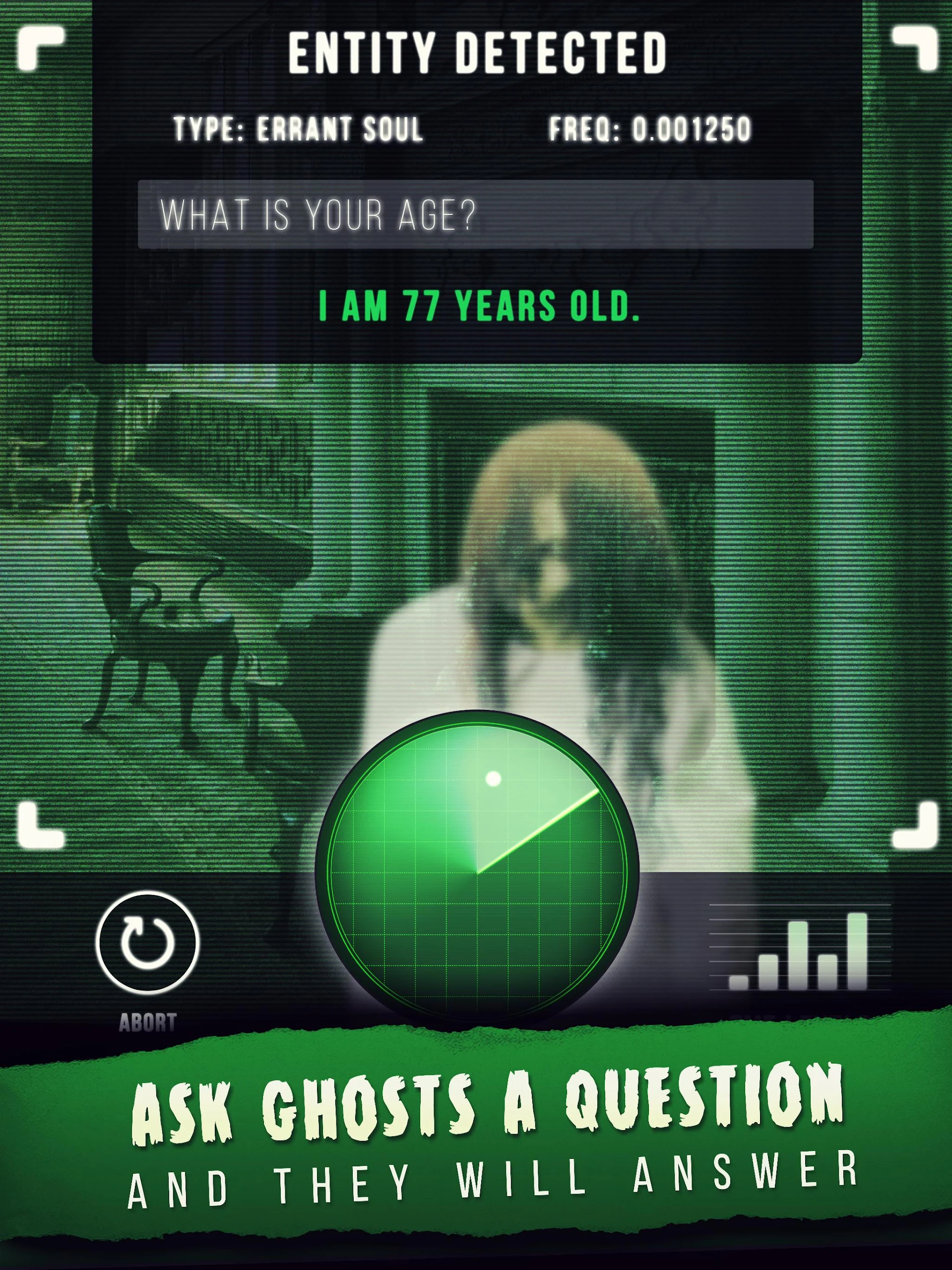 Ghost Detector Radar Simulator Screenshot 2