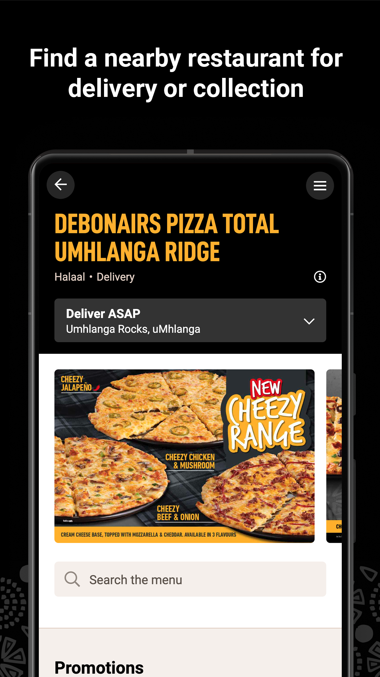 Debonairs Pizza Screenshot 2