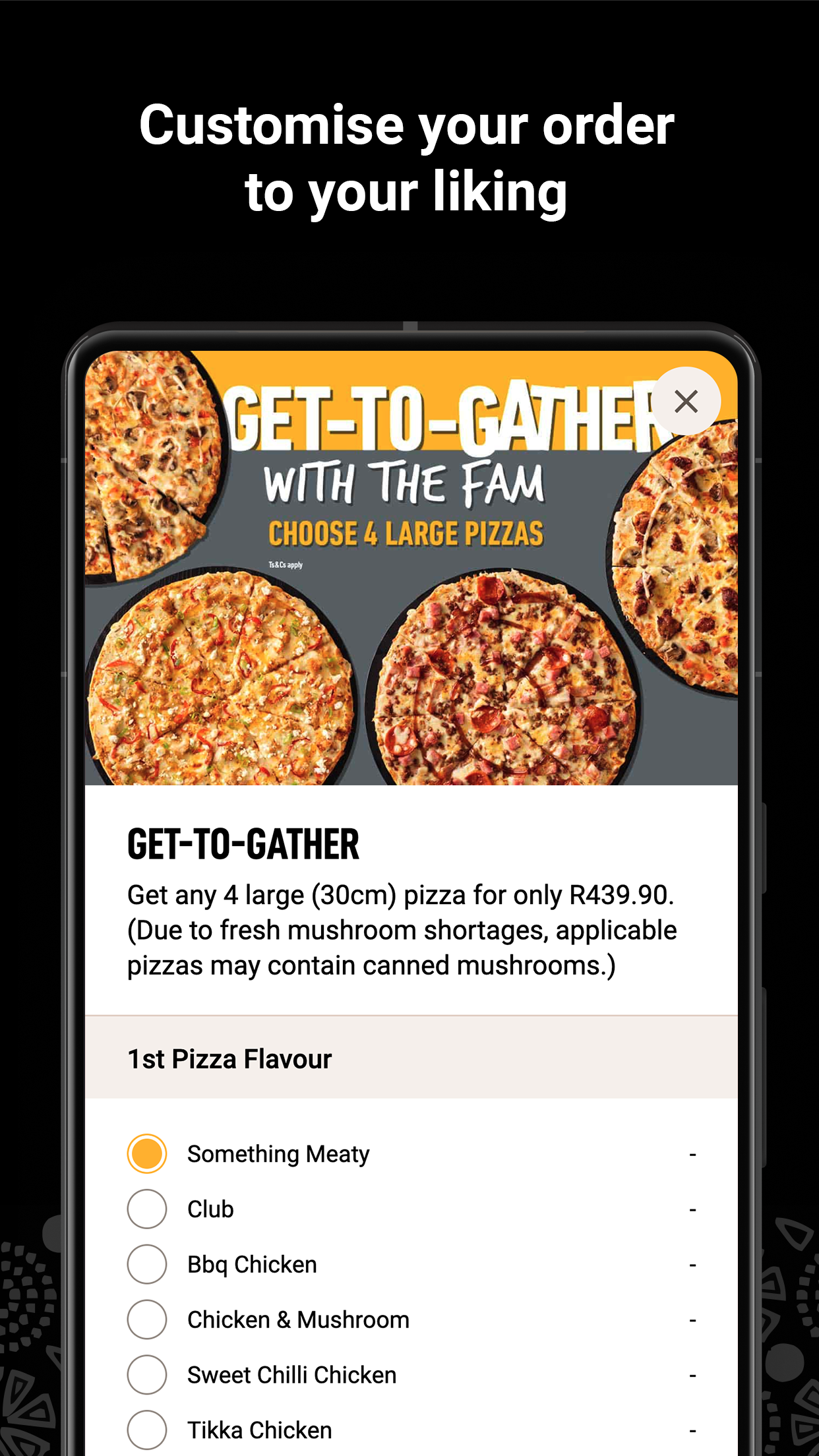 Debonairs Pizza Screenshot 3