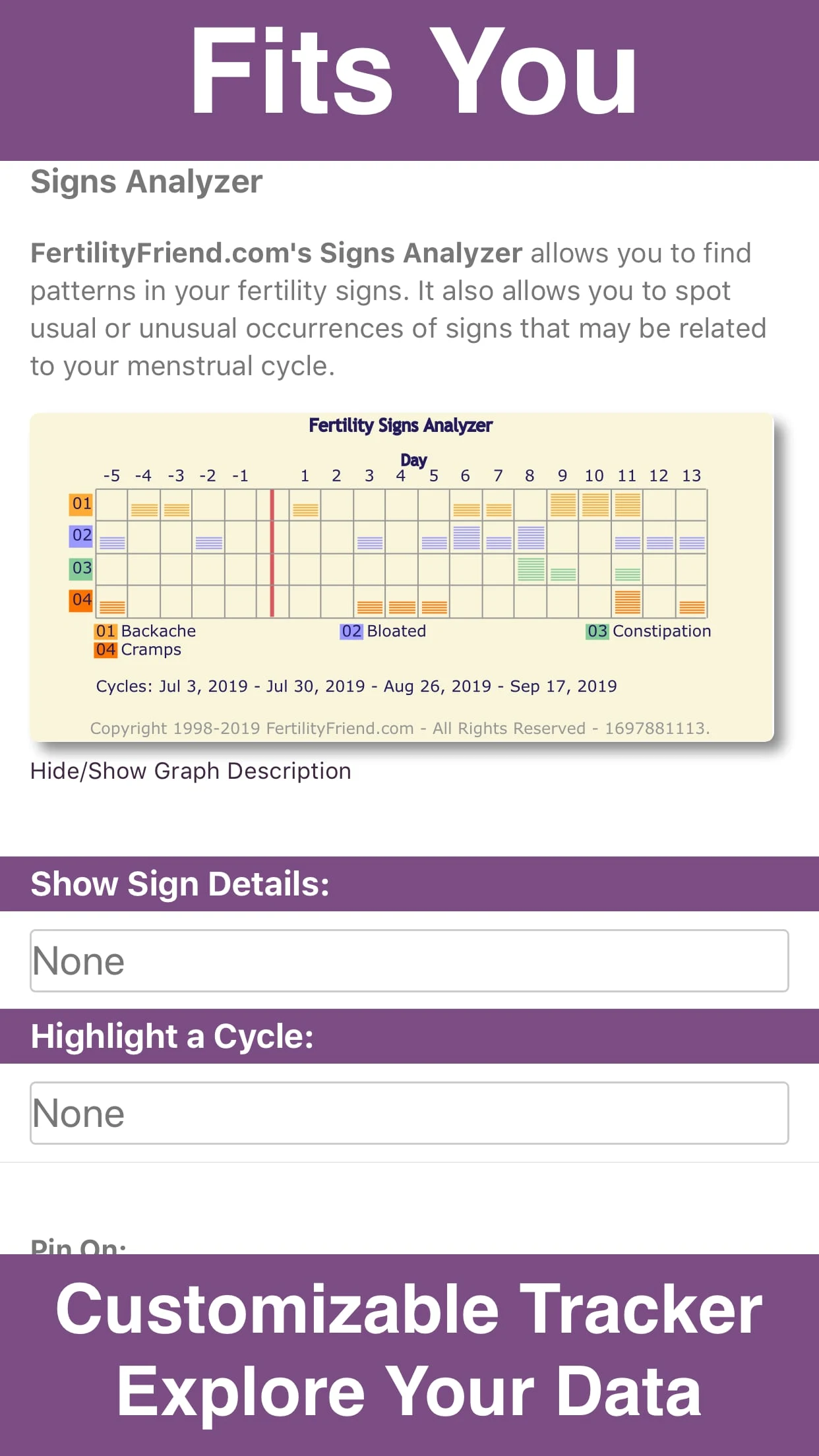 Fertility Friend Ovulation App Screenshot 5