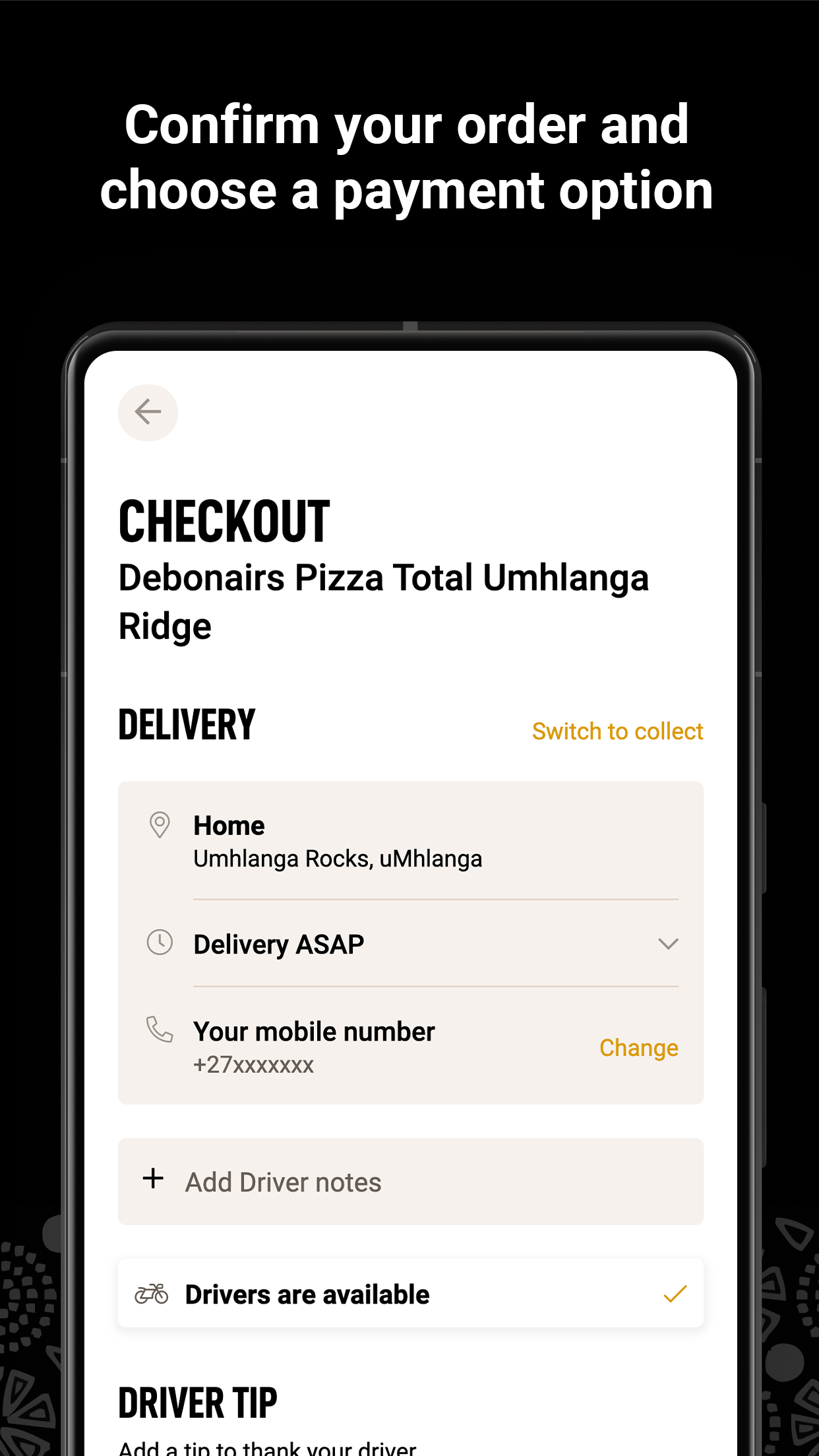 Debonairs Pizza Screenshot 4