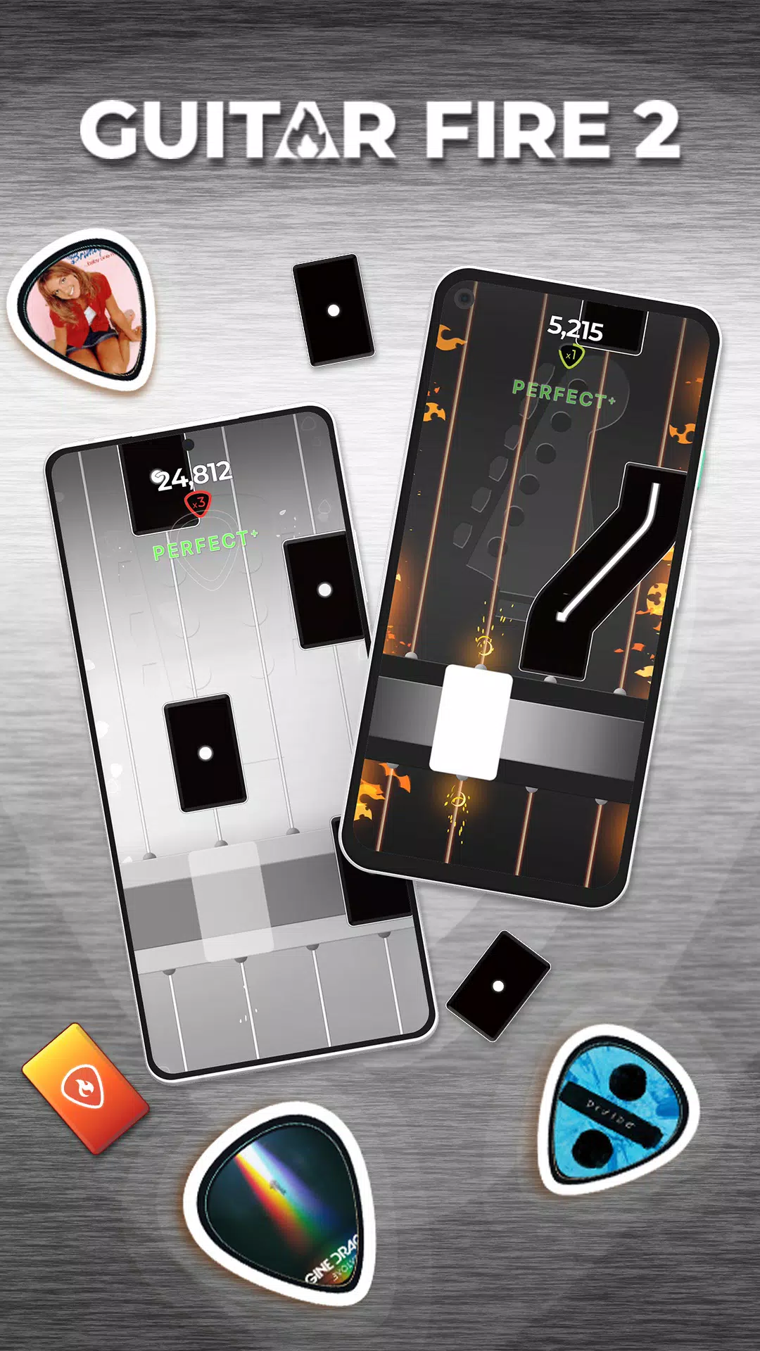 Guitar Fire 2 - Music Game Screenshot 5