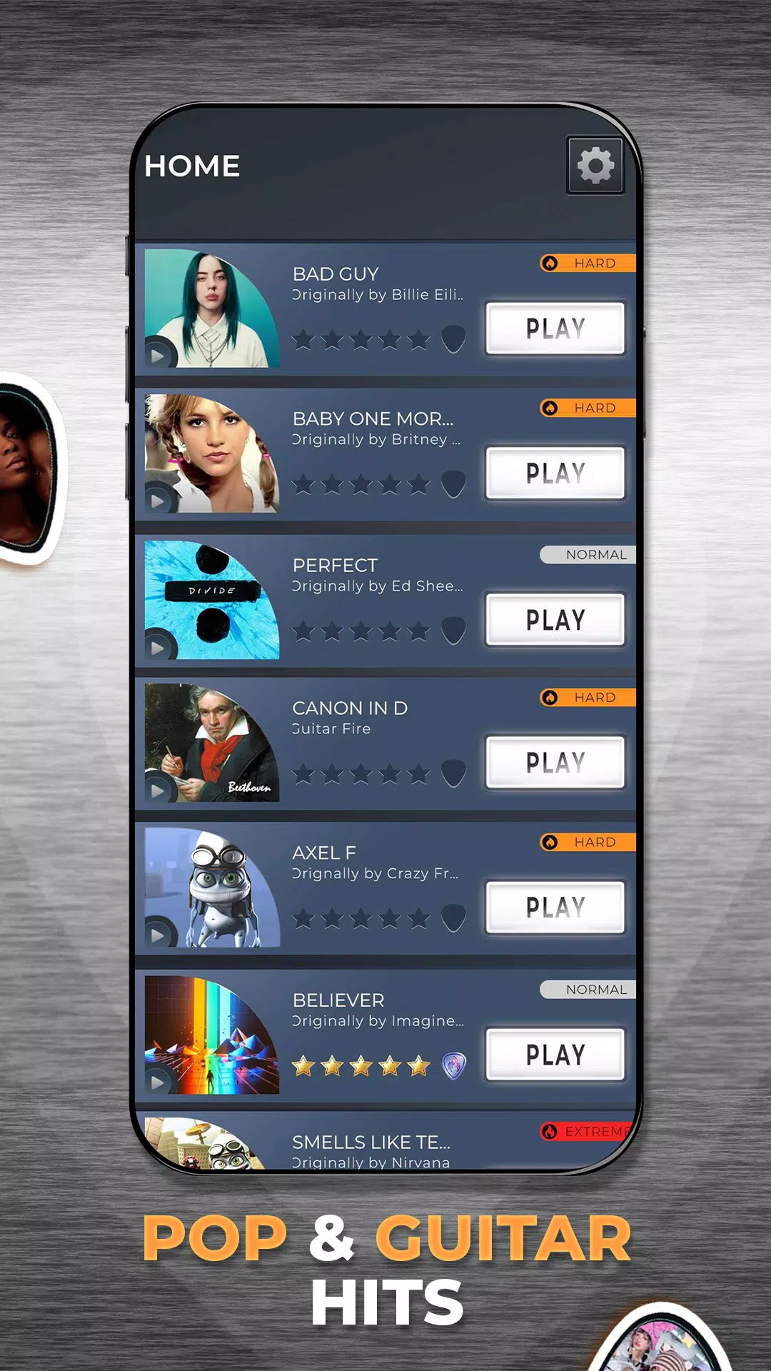 Guitar Fire 2 - Music Game Screenshot 4