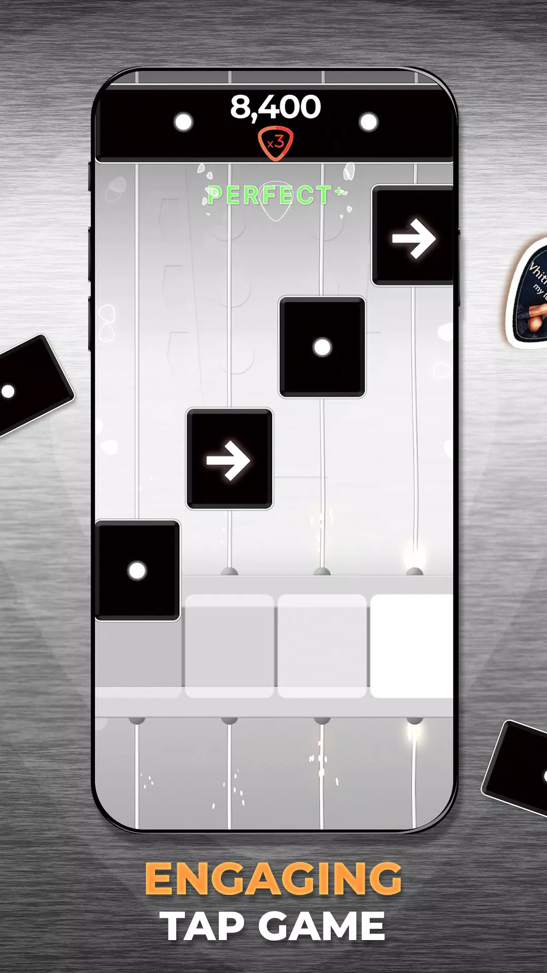 Guitar Fire 2 - Music Game Screenshot 1