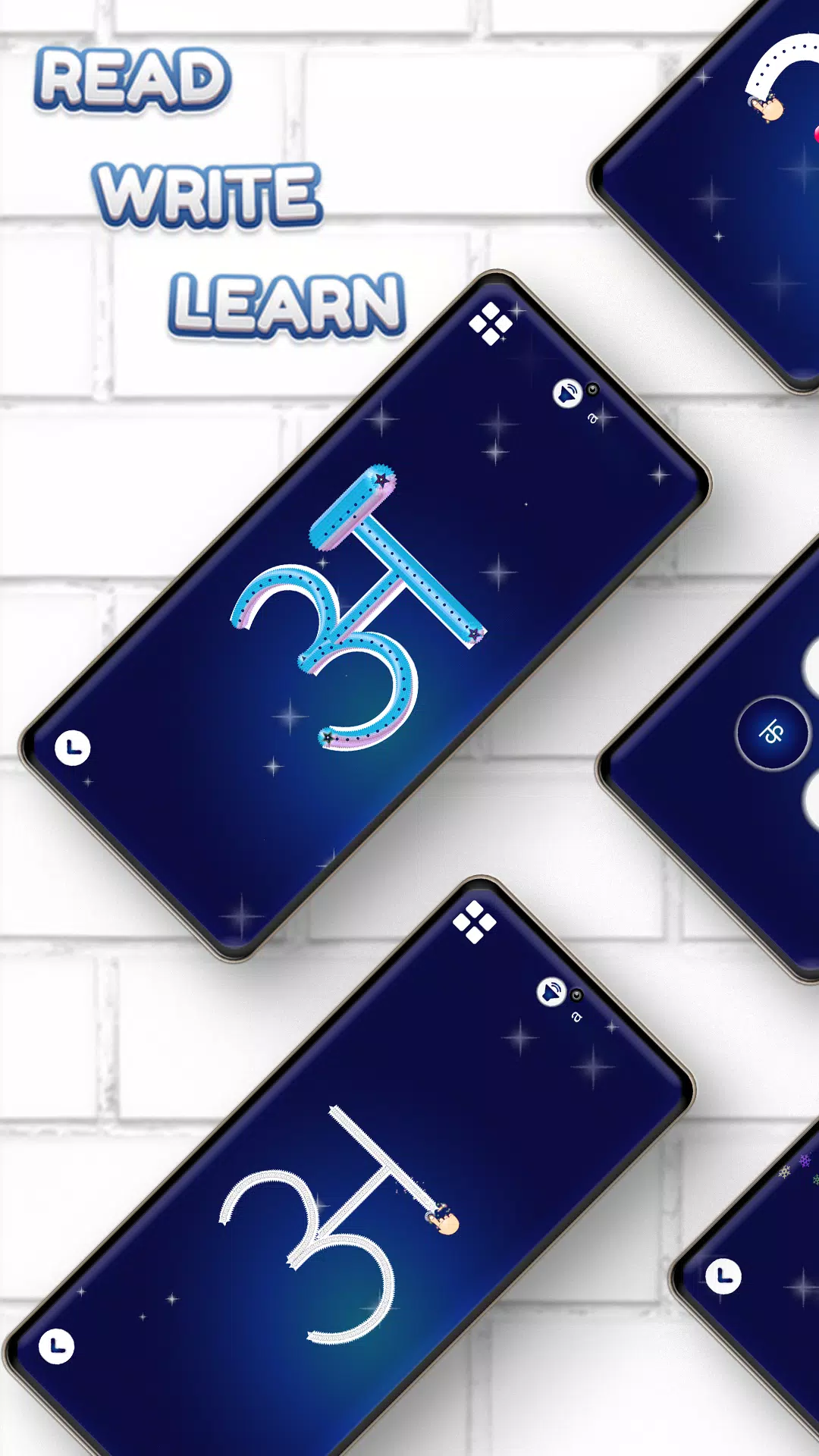 Hindi Alphabet Writing App Screenshot 1 