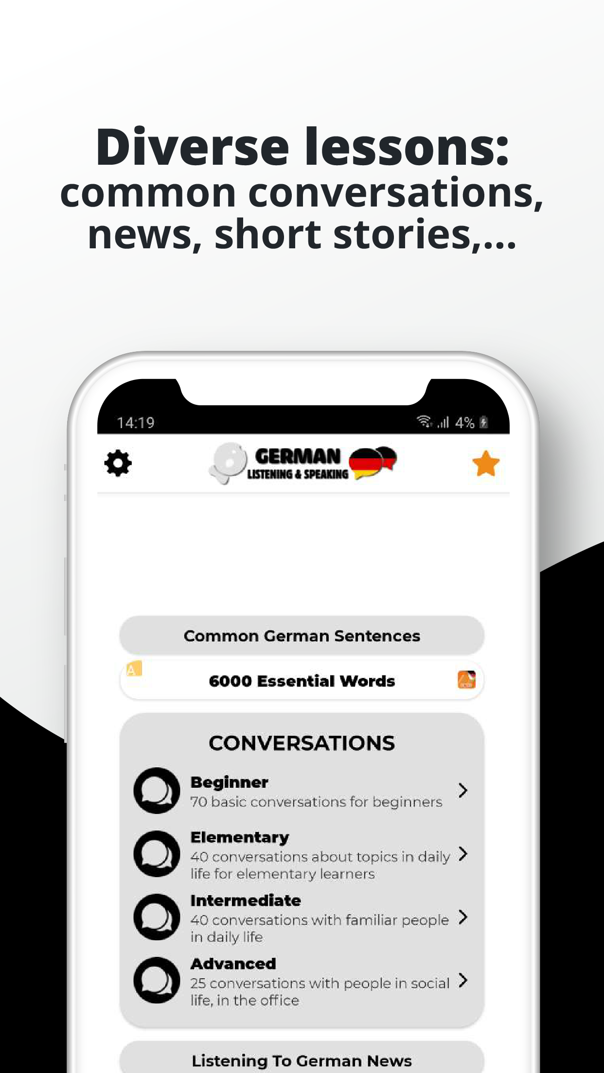 German ー Listening・Speaking Screenshot 3