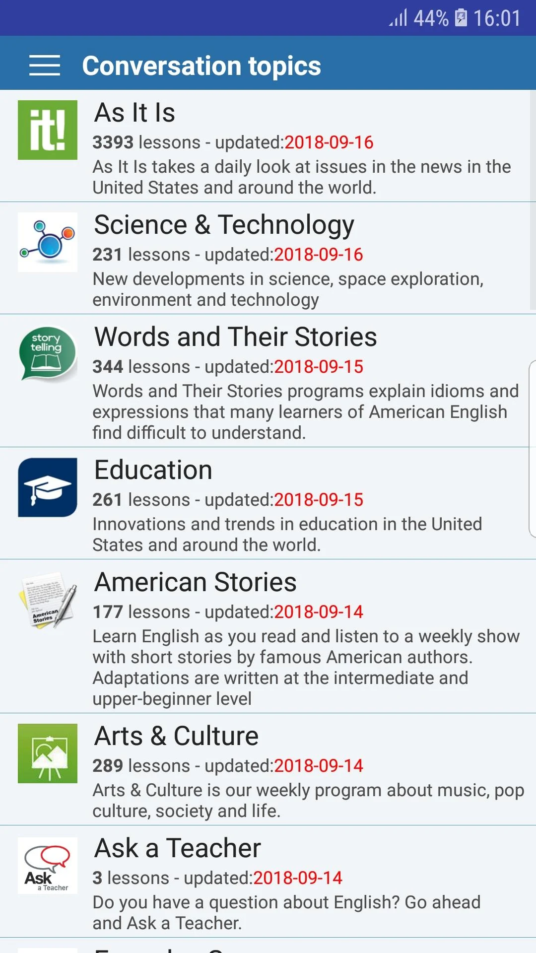 American English Conversation Screenshot 2