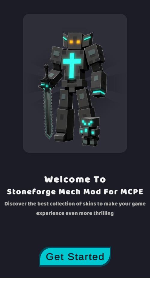Stoneforge Mech Mod For MCPE Screenshot 1 