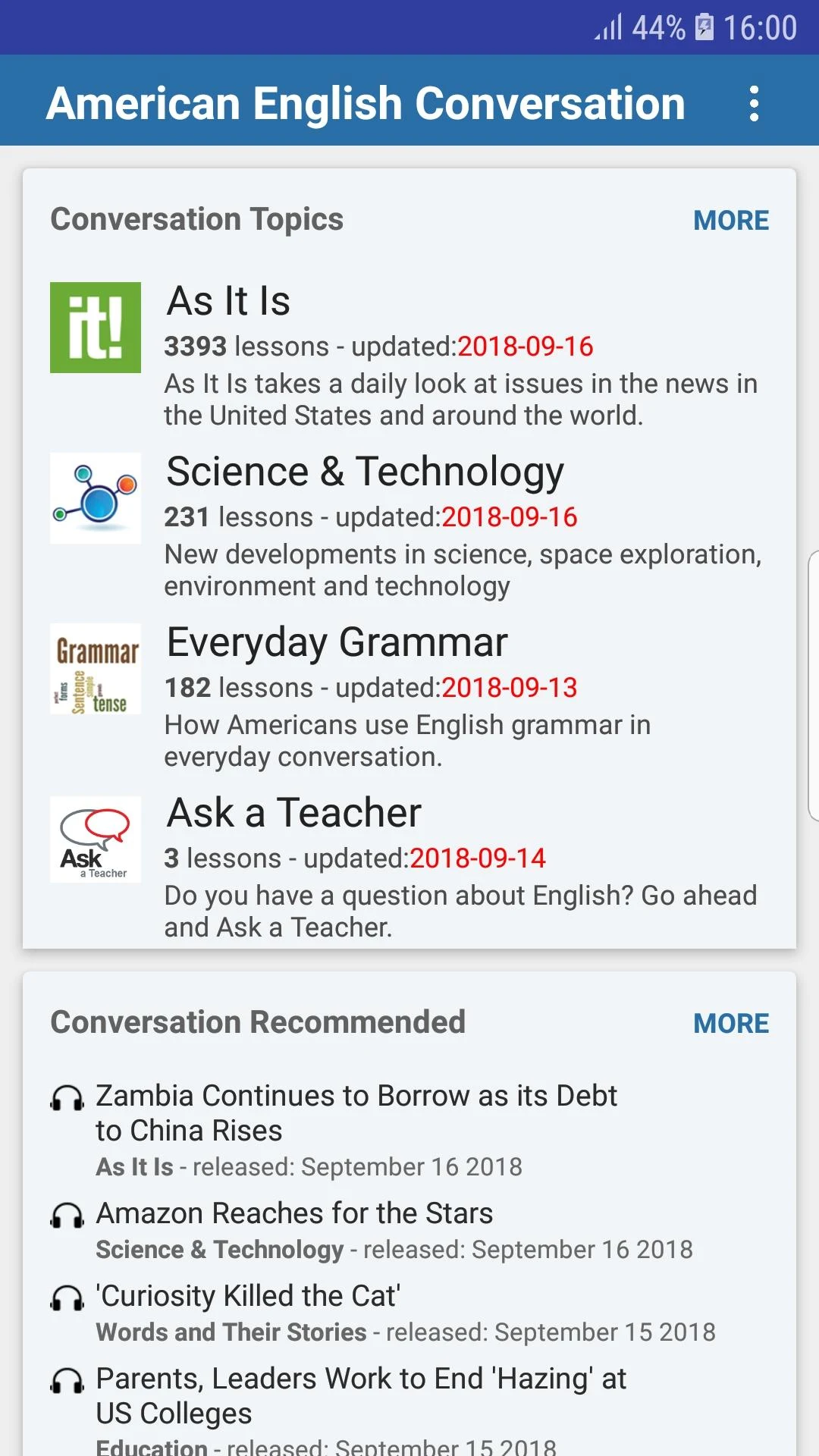 American English Conversation Screenshot 1