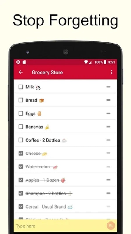 Shopping List Screenshot 3 
