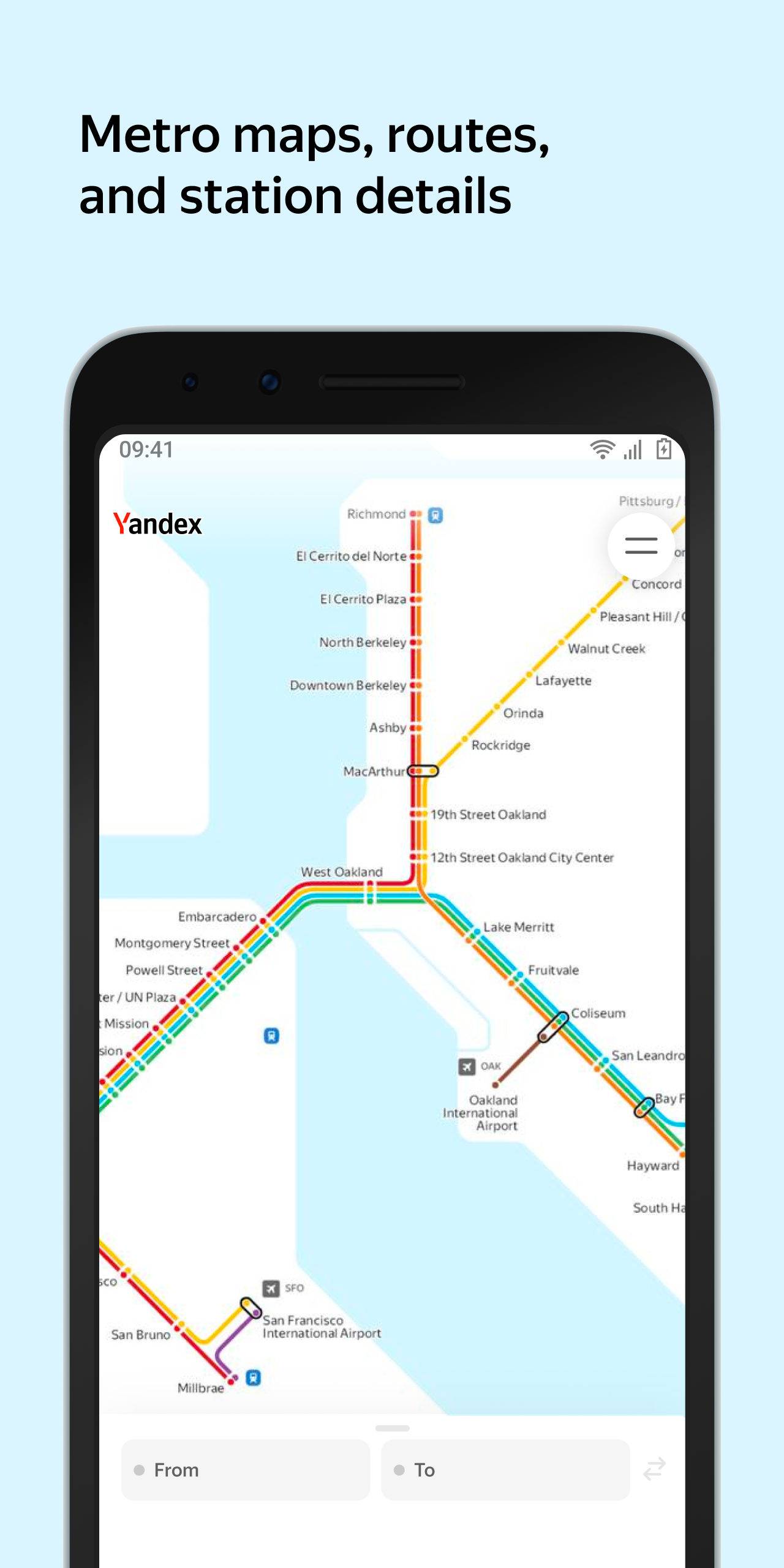 Yandex Metro Screenshot 1