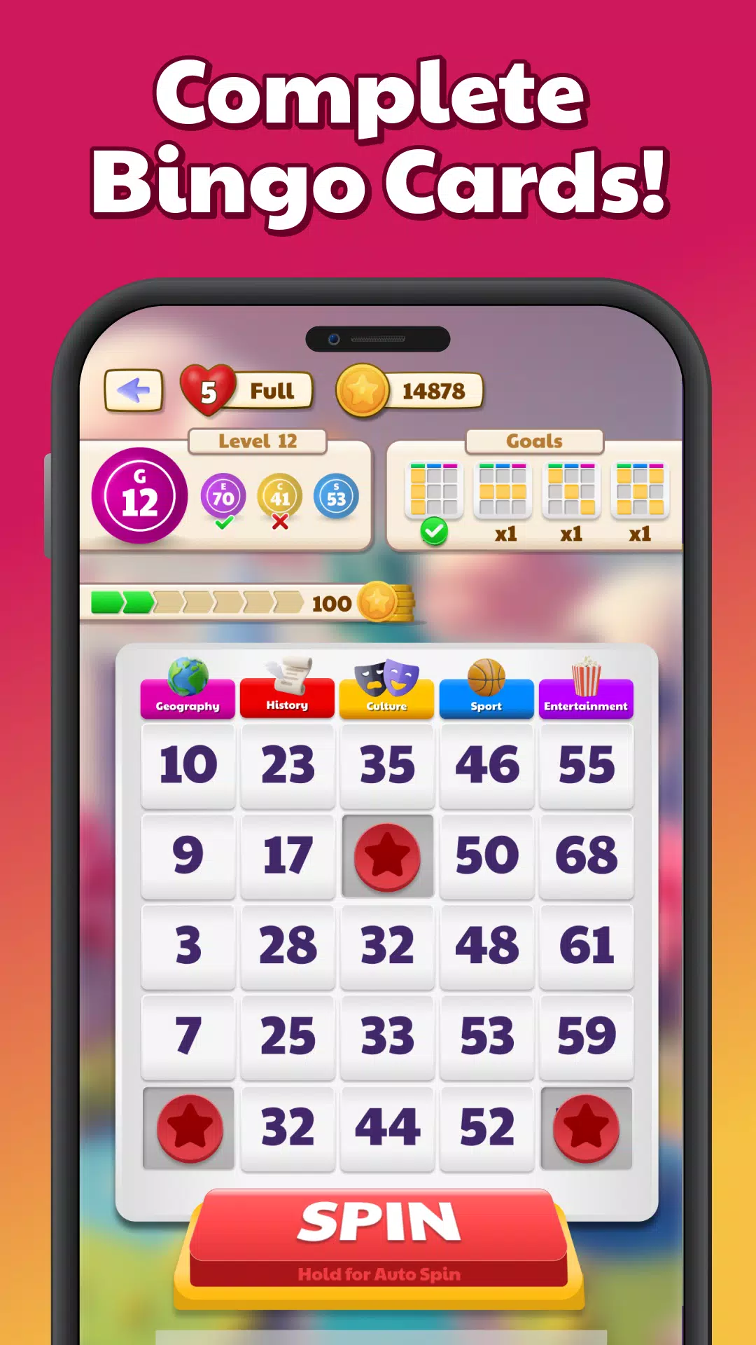 Quiz Bingo World Tour Screenshot 6